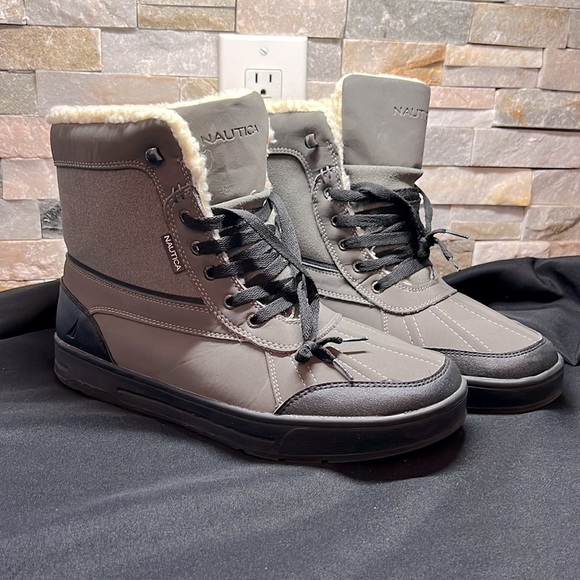 Nautica winter weatherproof boots men’s size 13 EUC - Picture 1 of 12